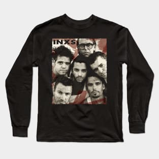 Inxs Memories Nostalgic Snaps Of A Musical Phenomenon Long Sleeve T-Shirt